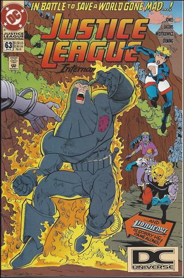 Justice League International (1993)  issue 63-B Second Printing (DC Universe UPC Box)