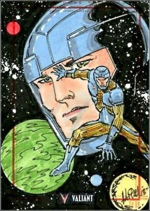 2013 Valiant Comics Preview Trading Card Set (Sketch Card Subset) card MB-06