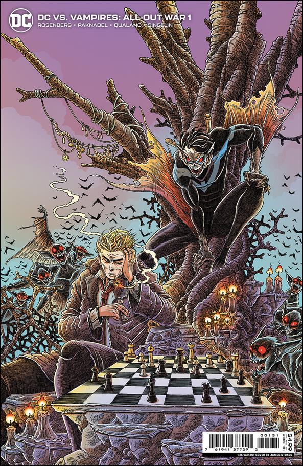 DC vs Vampires: All-Out War issue 1-C James Stokoe 1:25 Cardstock Cover