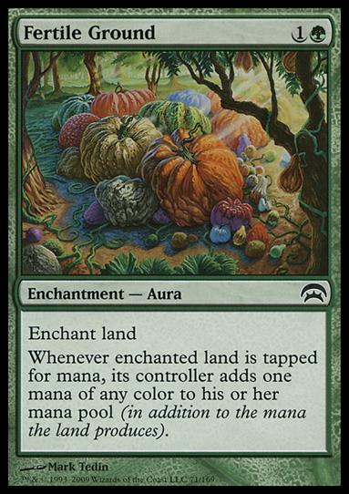 Magic the Gathering: Planechase (Base Set) card 71 Fertile Ground