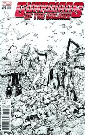 Guardians of the Galaxy (2015)  issue 15-H Arthur Adams 1:Store Sketch Cover