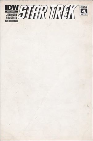 Star Trek (2011) issue 50-D Artist's Edition Blank/Sketch Cover