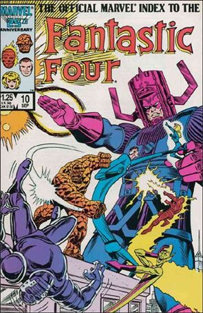 Official Marvel Index to the Fantastic Four issue 10 Wraparound by Alex Saviuk & Brett Breeding
