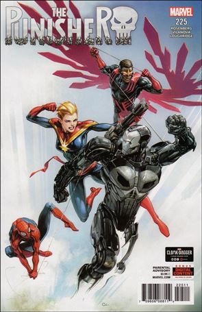 Punisher (1987) issue 225 Clayton Crain Cover