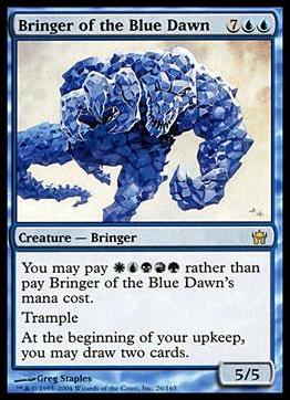 Magic the Gathering: Fifth Dawn (Base Set) card 26 Bringer of the Blue Dawn