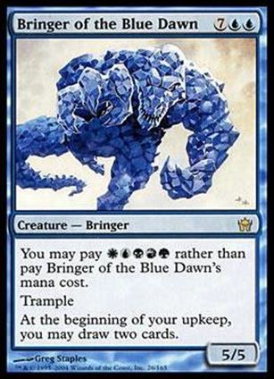 Magic the Gathering: Fifth Dawn (Base Set) card 26 Bringer of the Blue Dawn