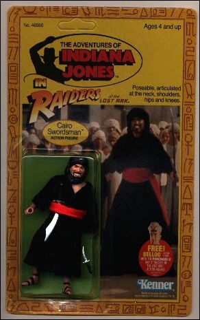 Adventures of Indiana Jones figure 4 Cairo Swordsman (4-back/Belloq Mail-Away Offer)