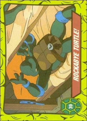 Teenage Mutant Hero Turtles (Ireland) (Base Set) card 39 Rockabye Turtle!