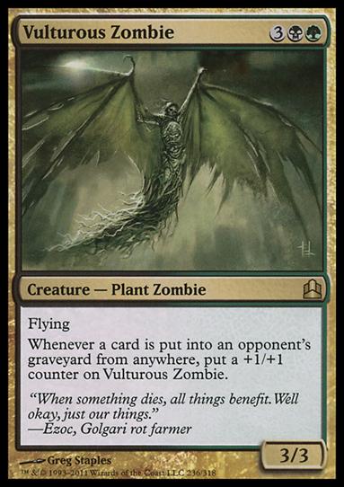 Magic the Gathering: Commander (Base Set) card 236 Vulturous Zombie