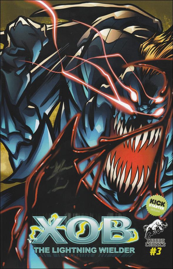Xob the Lightning Wielder issue 3-B Michael Watson "Eklips" Kickstarter Cover