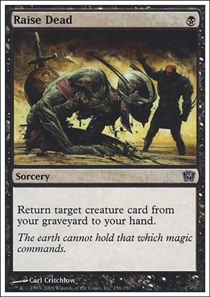Magic the Gathering: 9th Edition (Base Set) card 156 Raise Dead