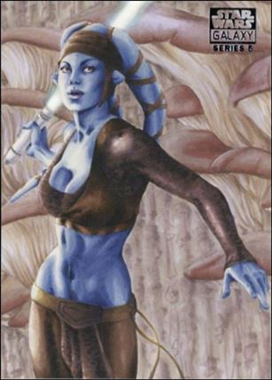 Star Wars Galaxy: Series 5 (Base Set) card 15 Aayla Secura