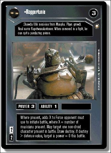 Star Wars: Special Edition Limited (Base Set) card 29 Rappertunie