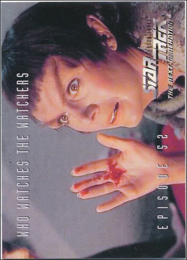 Star Trek: The Next Generation - The Episode Collection Season Three (Base Set) card 243 Who Watches the Watchers, Episode 52C