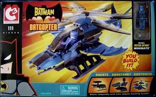 DC/C3 Minimates Sets figure 8 Batcopter