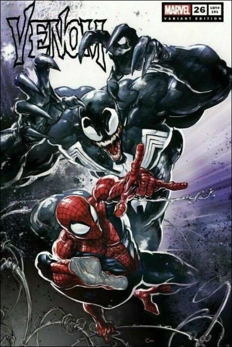 Venom (2018) issue 26-JU Clayton Crain Scorpion Comics Cover 1/1500