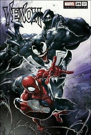 Venom (2018) issue 26-JU Clayton Crain Scorpion Comics Cover 1/1500