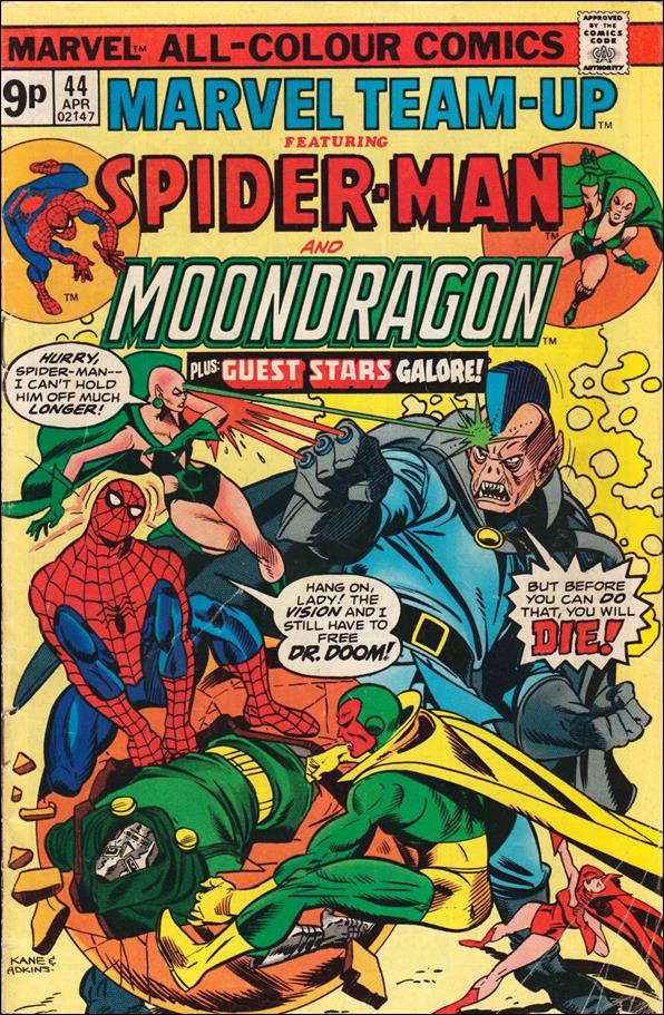 Marvel Team-Up (1972) issue 44-C UK Price Cover