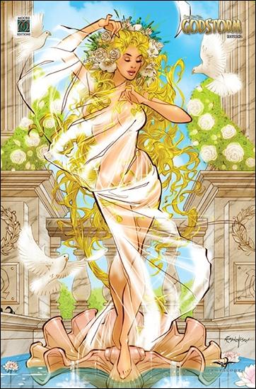 Grimm Fairy Tales Presents Godstorm issue 2-D Moore Editions Franchesco "Day" Cover 1/250