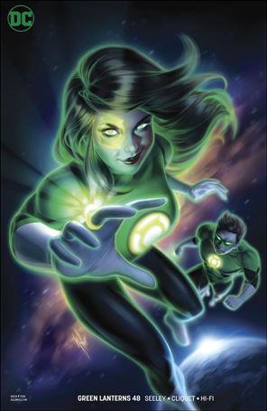 Green Lanterns issue 48-B Warren Louw Cover
