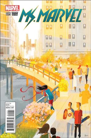 Ms. Marvel (2014)  issue 15-B Pascal Campion New York City Cover