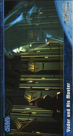 Star Wars Trilogy Widevision (Base Set) card 35 Vader and His Master