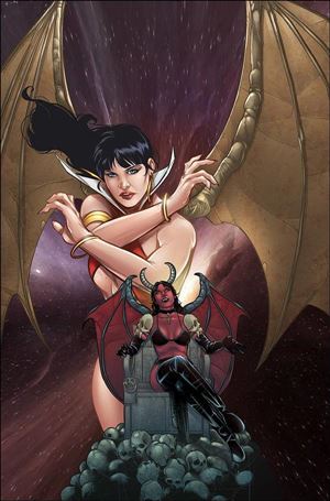 Vampirella vs Purgatori issue 5-H Alvaro Sarraseca Virgin Cover