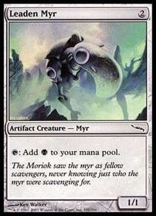 Magic the Gathering: Mirrodin (Base Set) card 191 Leaden Myr