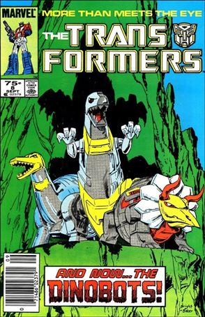 Transformers (1984) issue 8-B Newsstand Cover