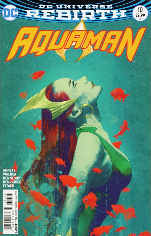 Aquaman (2016) issue 10-B Joshua Middleton Cover