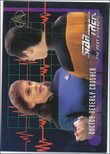 Star Trek: The Next Generation - The Episode Collection Season Three (Base Set) card 214 Doctor Beverly Crusher