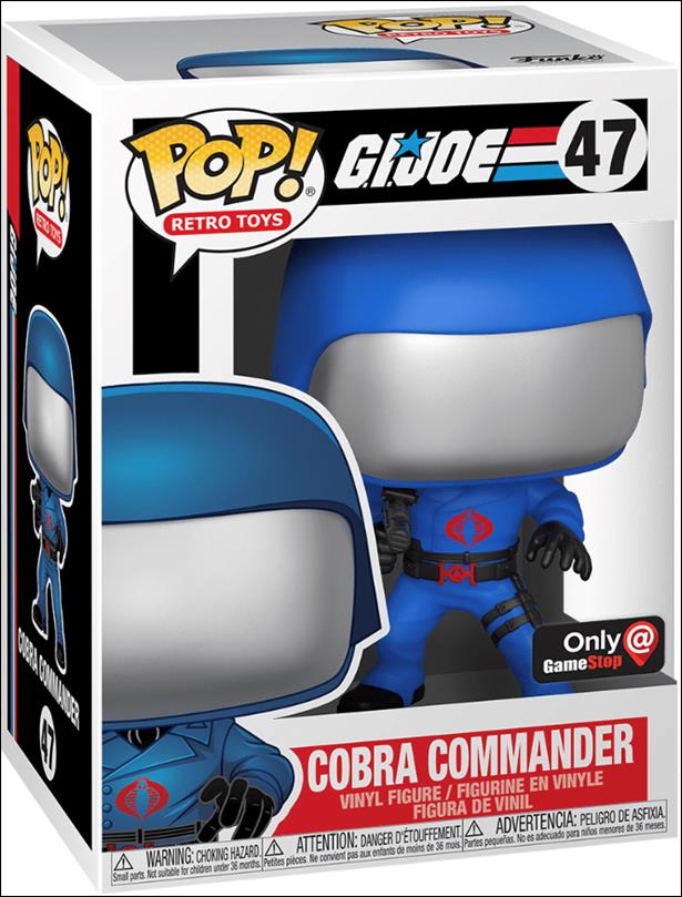 POP! Retro Toys figure 47 Cobra Commander GameStop Exclusive