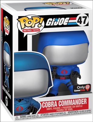 POP! Retro Toys figure 47 Cobra Commander GameStop Exclusive