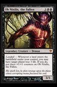 Magic The Gathering: Zendikar (Base Set) card 107 Ob Nixilis, The Fallen 
