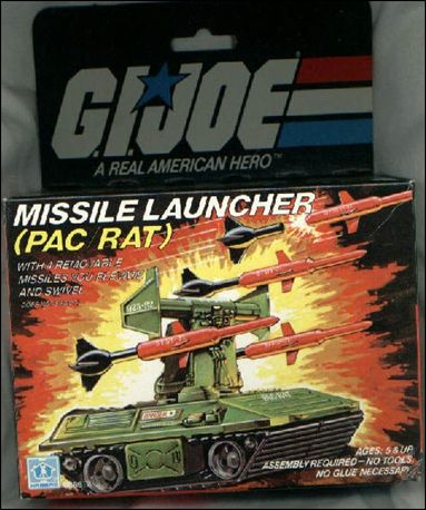 G.I. Joe: A Real American Hero 3 3/4" Basic Vehicles and Playsets figure 19 Missile Launcher (PAC RAT)