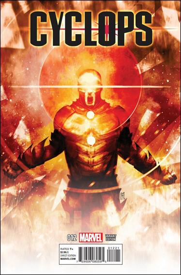 Cyclops (2014) issue 12-B Andrea Sorrentino 1:20 Cosmically Enhanced Cover