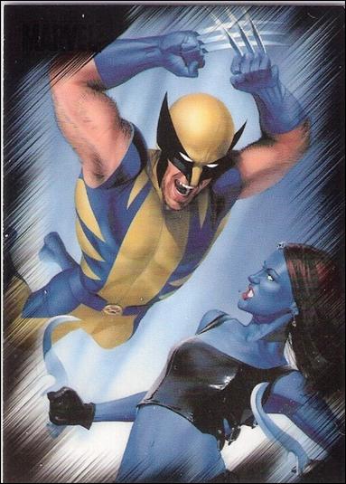 Marvel Heroes and Villains (Base Set) card 53 Wolverine vs Mystique
