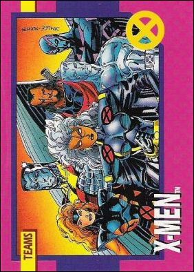 X-Men: Series 1 (Base Set) card 71 X-Men (Gold Strike Force)