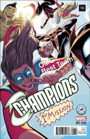 Champions (2016) issue 1-VT Kris Anka Third Eye Comics Cover