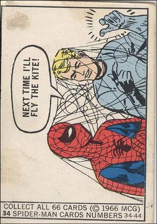 Marvel Superheroes (Base Set) card 34 Next Time I'll Fly the Kite!