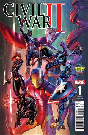 Civil War II issue 1-TG J. Scott Campbell Midtown Comics Cover