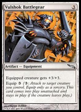 Magic the Gathering: Mirrodin (Base Set) card 272 Vulshok Battlegear