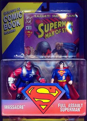 Superman: Man of Steel Action Figure 2-Packs figure 3 Full Assault Superman vx Massacre