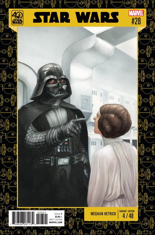 Star Wars (2015) issue 28-C Meghan Hetrick Star Wars 40th Anniversary Cover