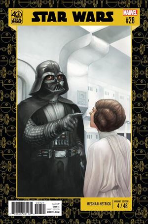 Star Wars (2015) issue 28-C Meghan Hetrick Star Wars 40th Anniversary Cover