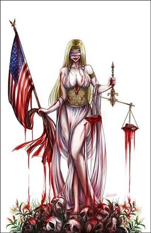 Dark Red issue 3-D Anna Zhuo SOH White Virgin Cover 1/75