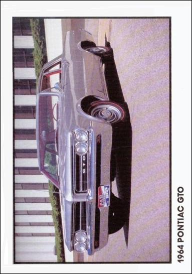 Muscle Cars (Base Set) card 3 1964 Pontiac GTO