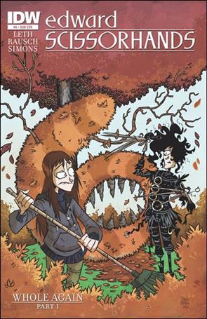 Edward Scissorhands issue 6-B Drew Rausch Subscription Cover