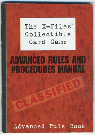 X-Files: Premiere Edition card 9-B Advanced Rule Book