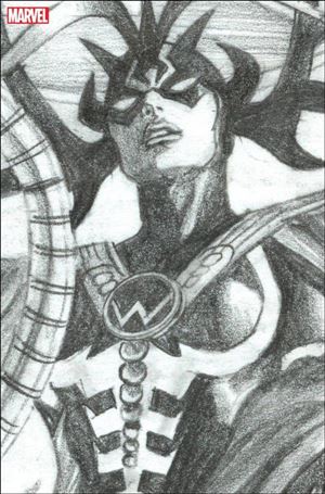 Carnage (2022) issue 12-D Alex Ross 1:100 Timeless Hela Virgin Sketch Cover